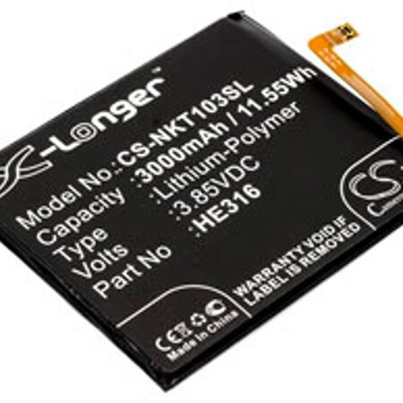Replacement For Nokia He335 Battery